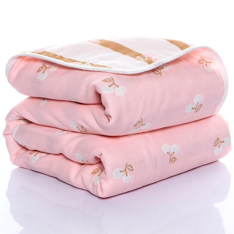 Baby Gauze Towel – 6-Layer Soft Cotton Washcloth for Kids