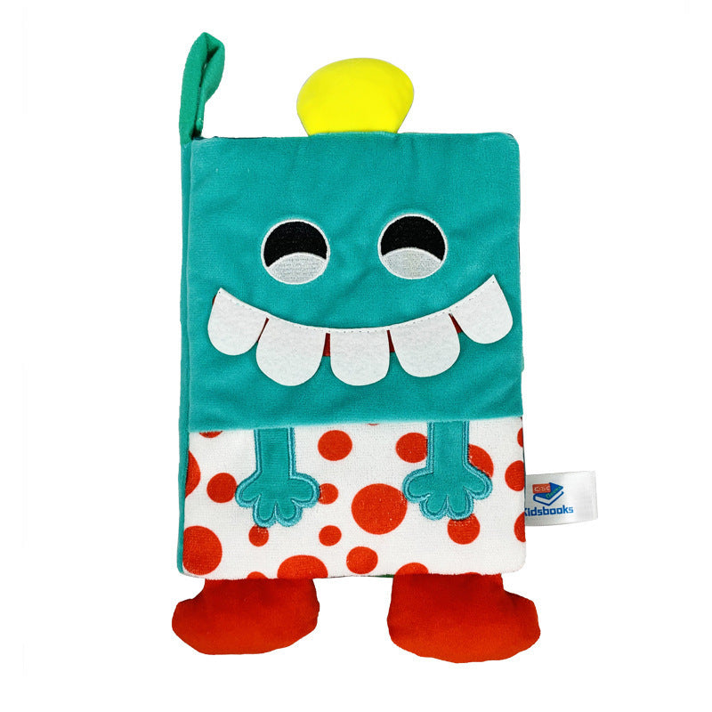Baby Cloth Book – 3D Washable Soft Book for Toddlers, Tear-Resistant Learning Toy