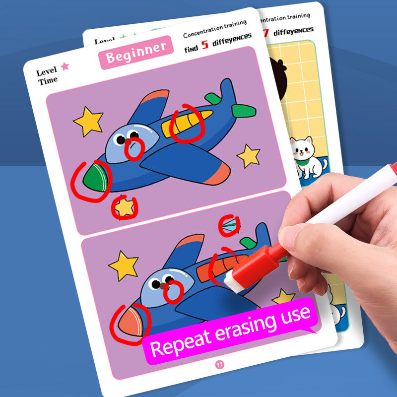 Spot the Difference Card Game – Focus Training Educational Toy for Kids