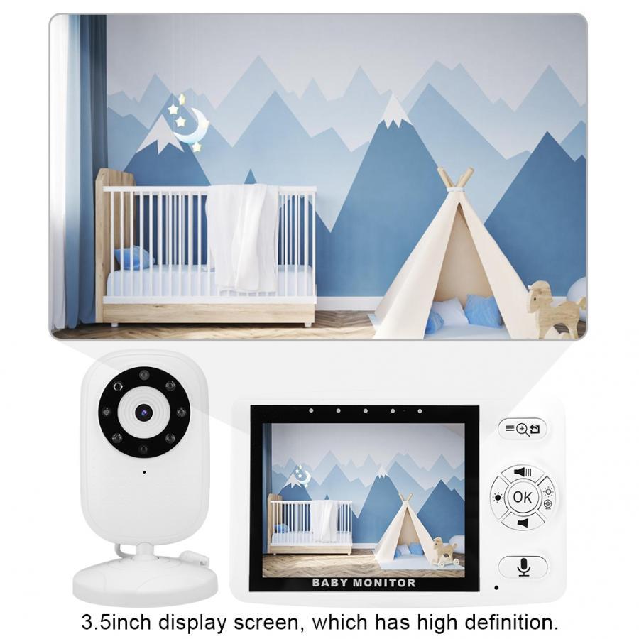 Wireless Baby Monitor – 3.5 Inch Screen with Night Vision & Two-Way Audio