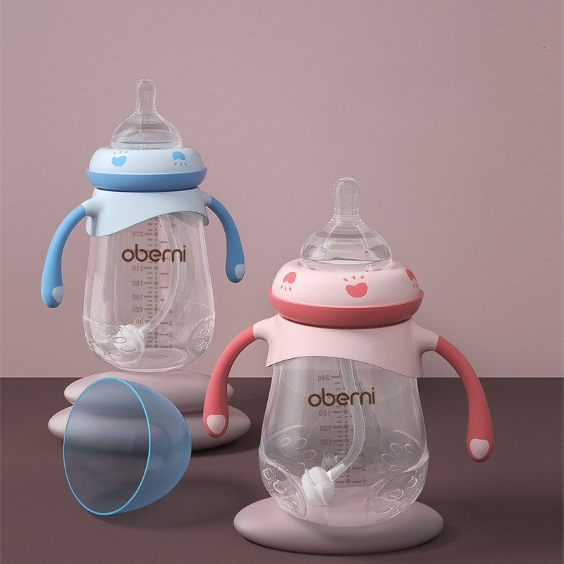 Anti-Colic Baby Bottle – Wide Neck & Anti-Fall Design