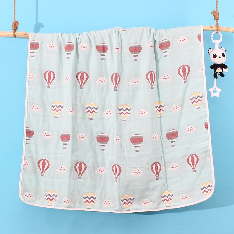 Baby Gauze Towel – 6-Layer Soft Cotton Washcloth for Kids