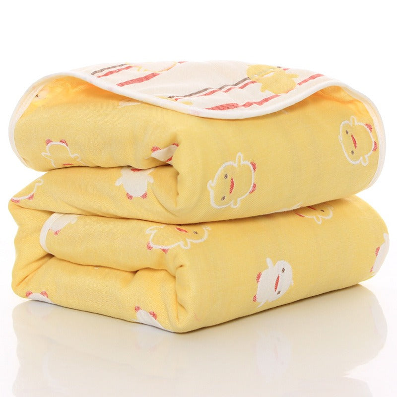 Baby Gauze Towel – 6-Layer Soft Cotton Washcloth for Kids