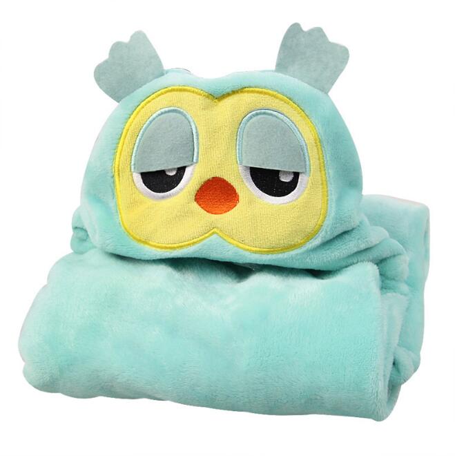 Baby Hooded Bathrobe – Soft Cartoon Animal Infant Towel Robe