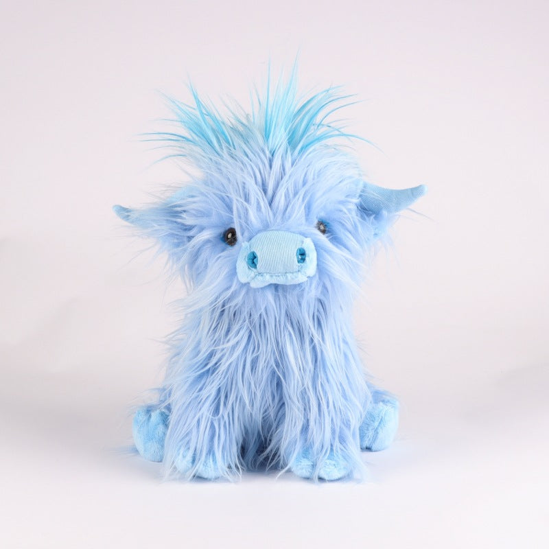 Highland Cow Plush Toy – Long Haired Simulation Stuffed Animal