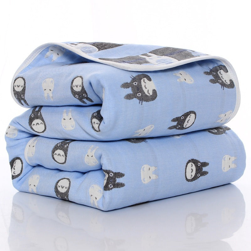 Baby Gauze Towel – 6-Layer Soft Cotton Washcloth for Kids