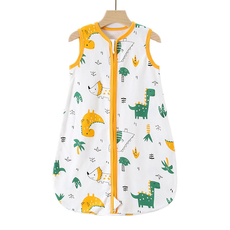 Baby Sleeping Bag – 4 Seasons Cotton Anti-Kick Vest with Zipper