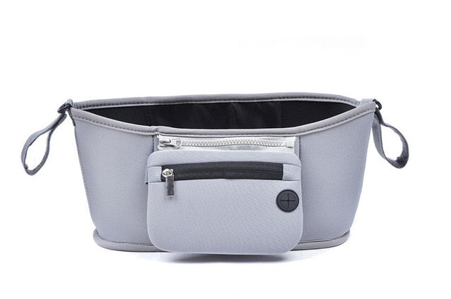 Stroller Organizer Bag – Baby Changing Pram Storage with Bottle & Cup Holder