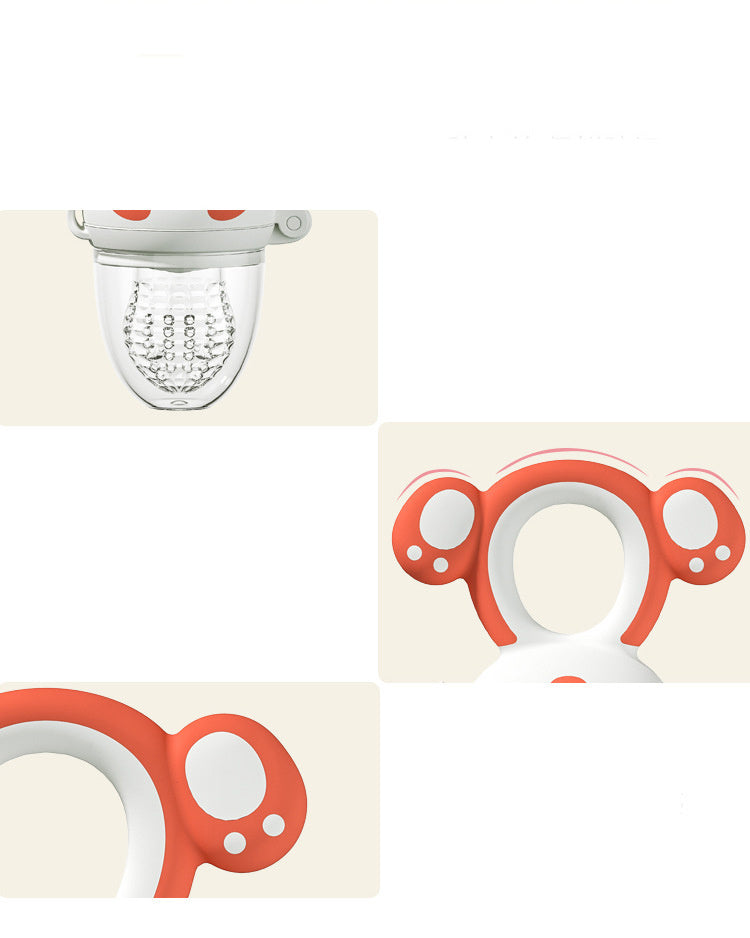 Baby Food Feeder Pacifier – Dual-Purpose Teething & Feeding Feeder