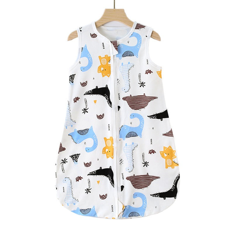 Baby Sleeping Bag – 4 Seasons Cotton Anti-Kick Vest with Zipper