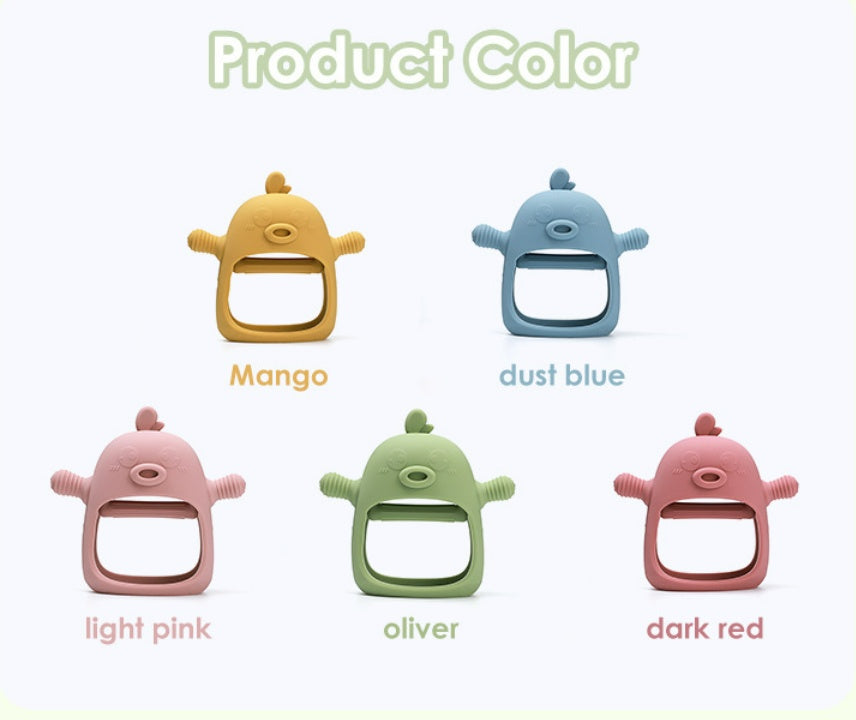 Baby Silicone Teether – Soothing Teething Toy for Infants