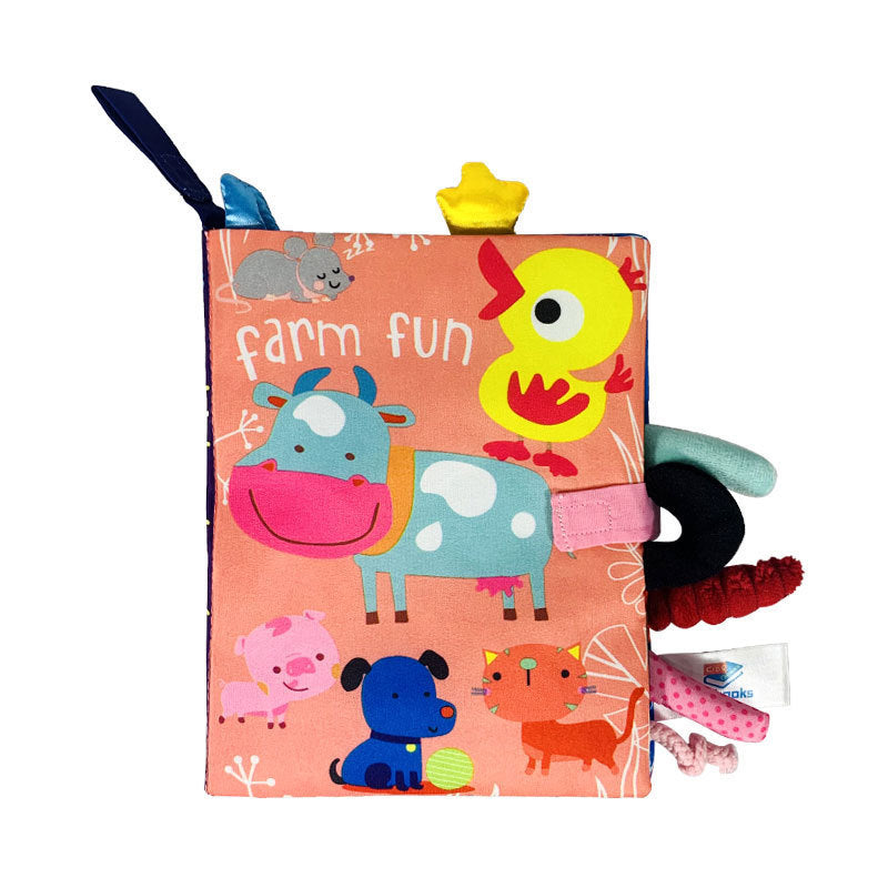 Baby Cloth Book – 3D Washable Soft Book for Toddlers, Tear-Resistant Learning Toy