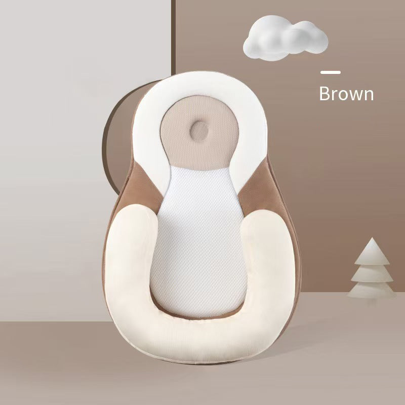 Baby Pillow for Reflux – Adjustable Anti-Milk Overflow Side Sleep Pillow