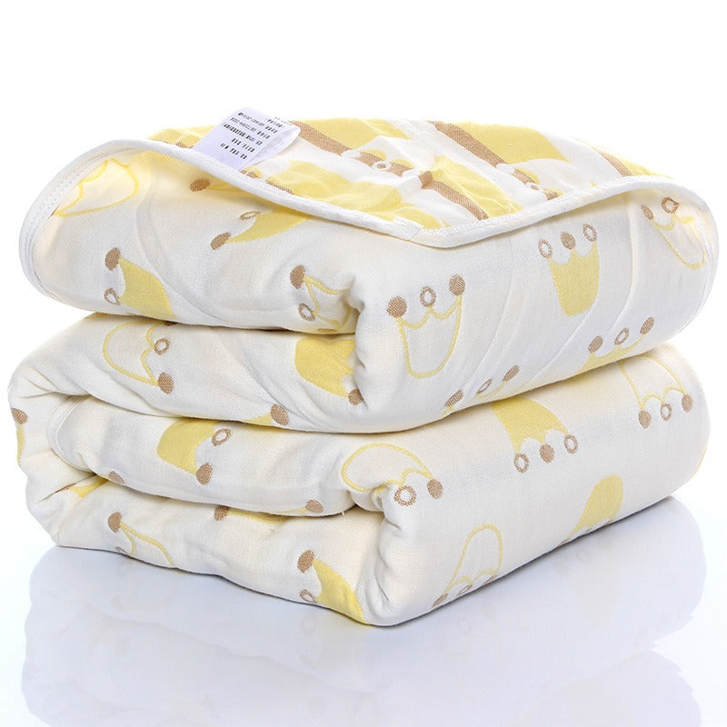 Baby Gauze Towel – 6-Layer Soft Cotton Washcloth for Kids