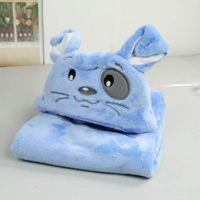 Baby Hooded Bathrobe – Soft Cartoon Animal Infant Towel Robe
