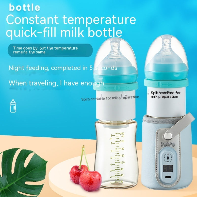 Baby Thermostat Feeding Bottle – Constant Temperature Milk Bottle