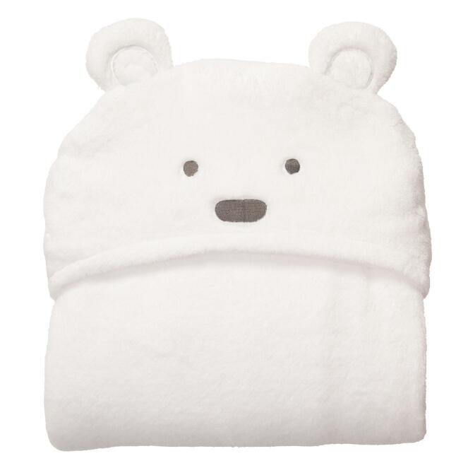 Baby Hooded Bathrobe – Soft Cartoon Animal Infant Towel Robe
