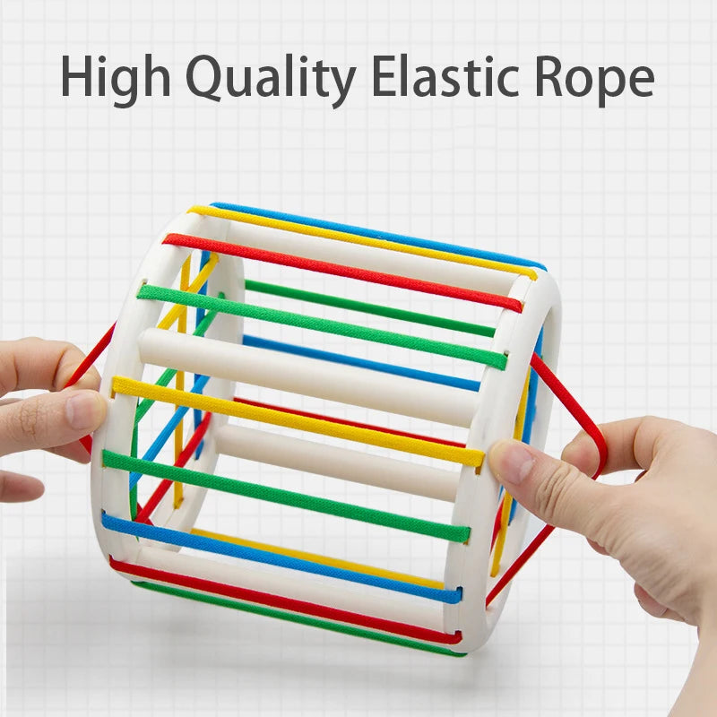 Baby Shape Sorting Toy – Montessori Geometric Blocks Cube for Early Learning