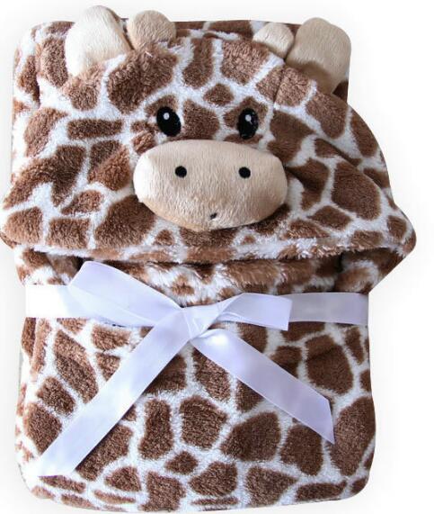 Baby Hooded Bathrobe – Soft Cartoon Animal Infant Towel Robe