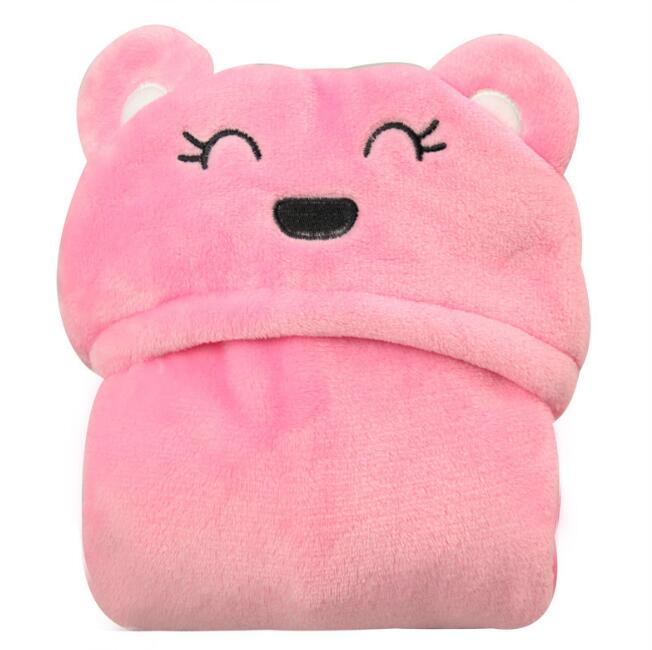 Baby Hooded Bathrobe – Soft Cartoon Animal Infant Towel Robe