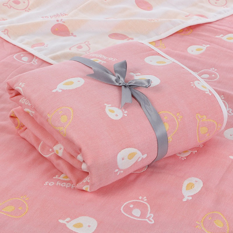 Baby Gauze Towel – 6-Layer Soft Cotton Washcloth for Kids