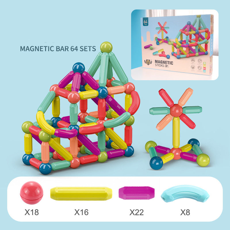 Magnetic Building Blocks Set – Educational Toys for Kids & Toddlers