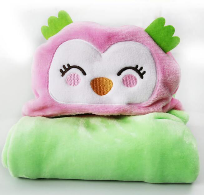 Baby Hooded Bathrobe – Soft Cartoon Animal Infant Towel Robe