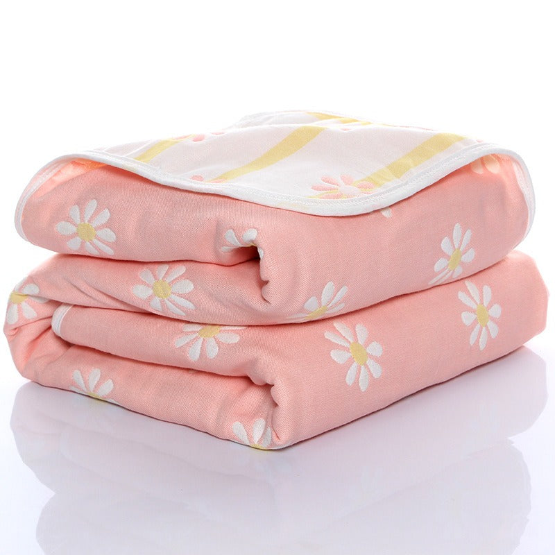 Baby Gauze Towel – 6-Layer Soft Cotton Washcloth for Kids
