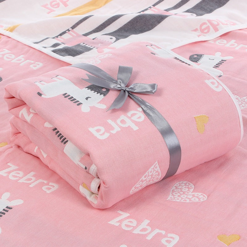 Baby Gauze Towel – 6-Layer Soft Cotton Washcloth for Kids