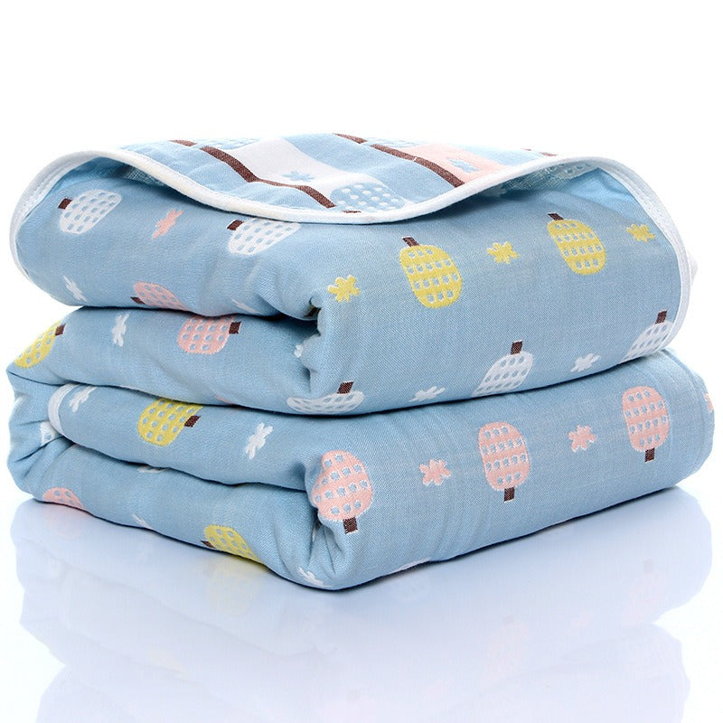 Baby Gauze Towel – 6-Layer Soft Cotton Washcloth for Kids