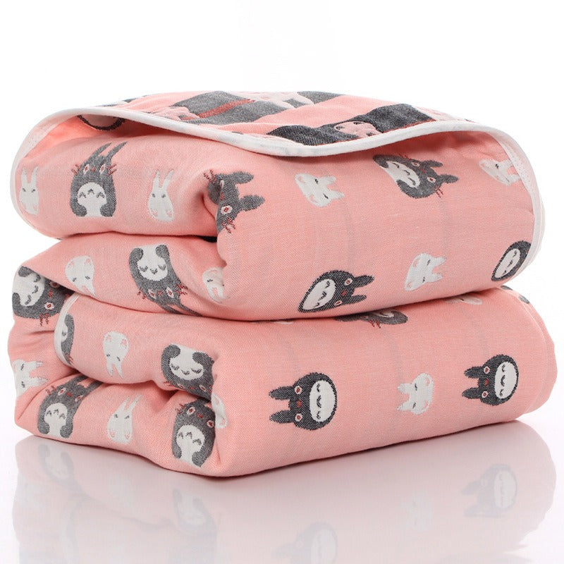 Baby Gauze Towel – 6-Layer Soft Cotton Washcloth for Kids