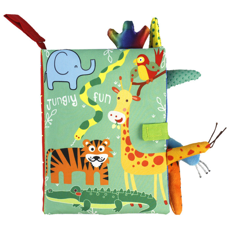 Baby Cloth Book – 3D Washable Soft Book for Toddlers, Tear-Resistant Learning Toy