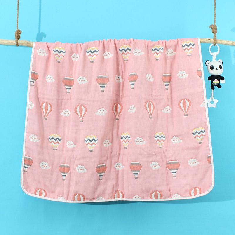 Baby Gauze Towel – 6-Layer Soft Cotton Washcloth for Kids