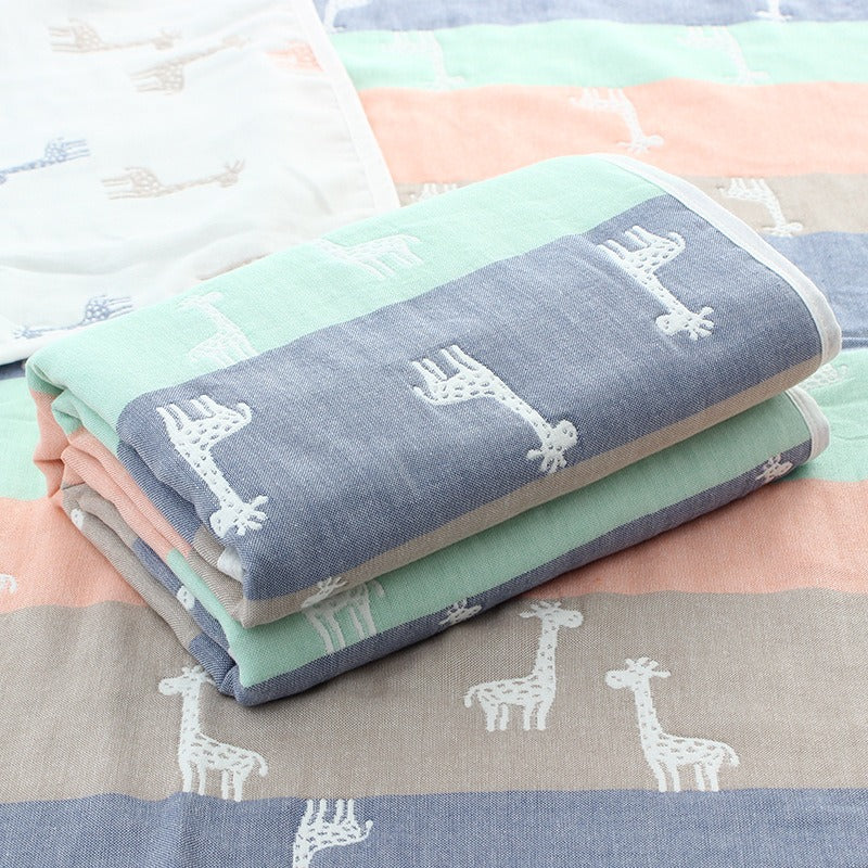 Baby Gauze Towel – 6-Layer Soft Cotton Washcloth for Kids