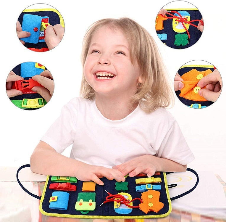Busy Book for Kids – Sensory Learning & Educational Toy