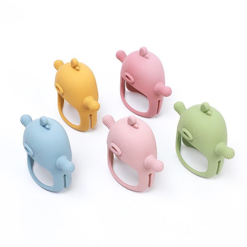 Baby Silicone Teether – Soothing Teething Toy for Infants
