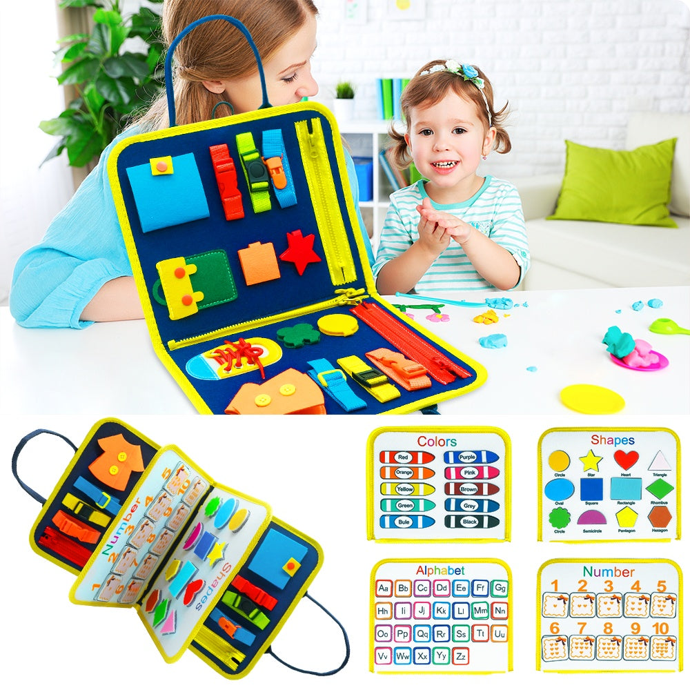 Busy Book for Kids – Sensory Learning & Educational Toy