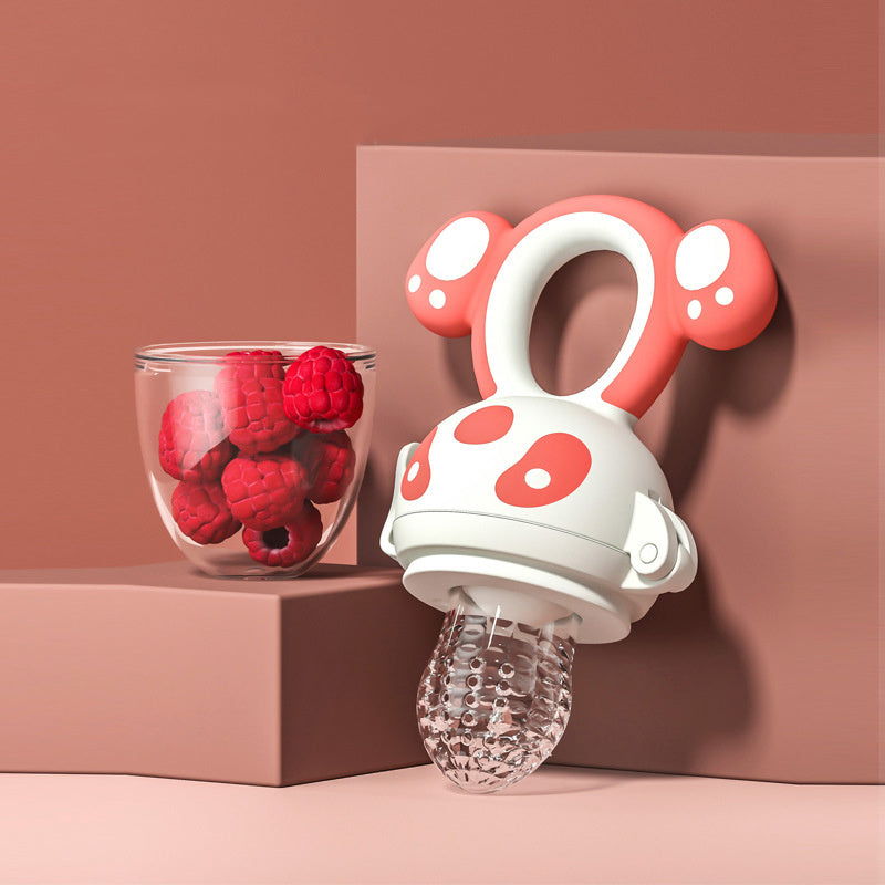 Baby Food Feeder Pacifier – Dual-Purpose Teething & Feeding Feeder