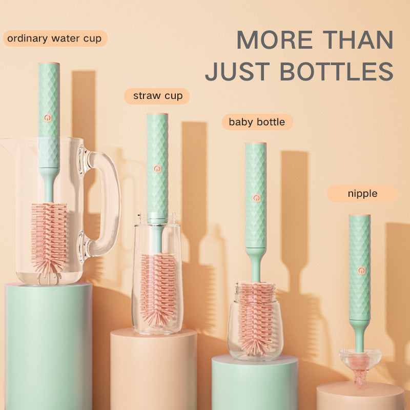 Electric Bottle Brush Set | Silicone Baby Bottle & Pacifier Cleaner