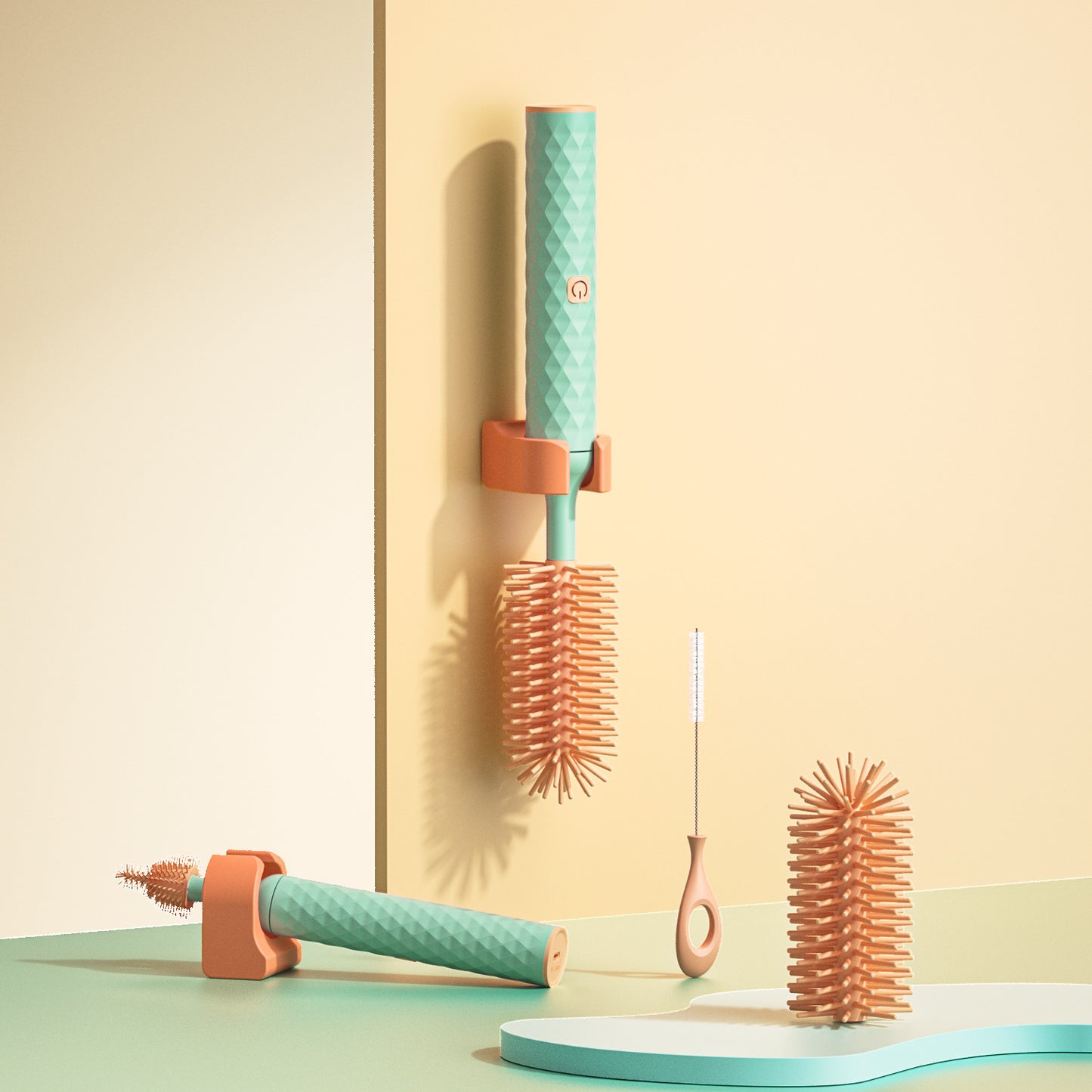 Electric Bottle Brush Set | Silicone Baby Bottle & Pacifier Cleaner