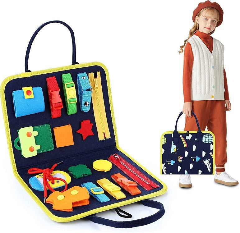 Busy Book for Kids – Sensory Learning & Educational Toy