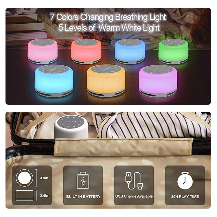 White Noise Machine – Night Light & Sleep Aid