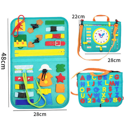 Busy Book for Kids – Sensory Learning & Educational Toy