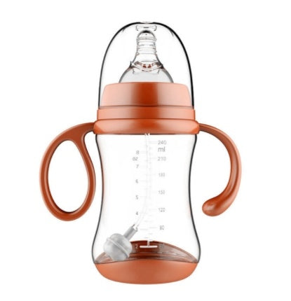 Baby Silicone Feeding Bottle with Handles – Anti-Colic
