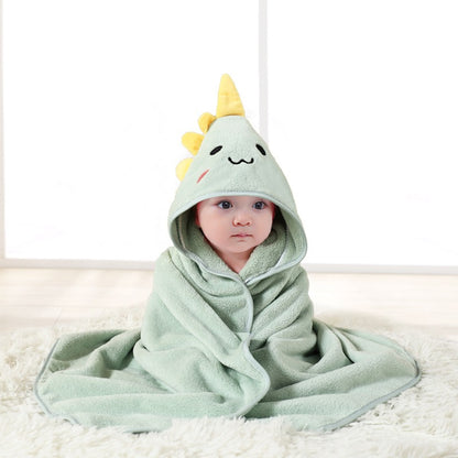 Baby Hooded Towel – Cartoon Animal Face Newborn Bath Wrap