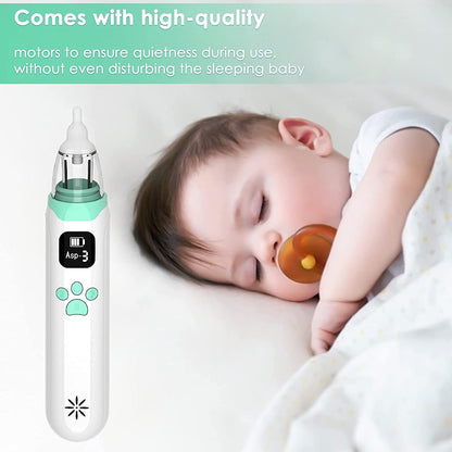 Electric Baby Nasal Aspirator – Gentle Nose Cleaner for Infants