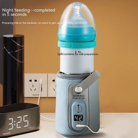 Baby Thermostat Feeding Bottle – Constant Temperature Milk Bottle