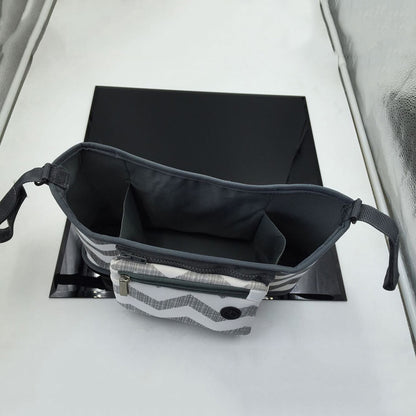 Stroller Organizer Bag – Baby Changing Pram Storage with Bottle & Cup Holder