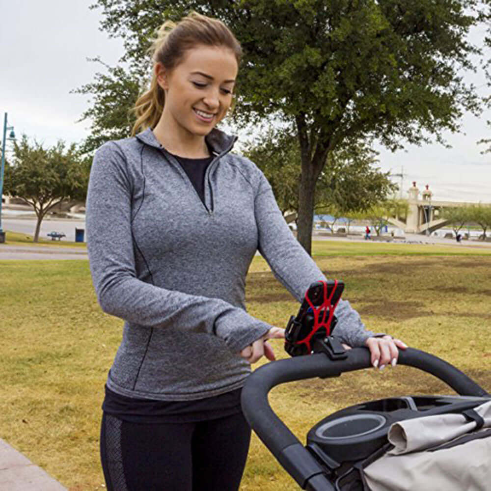 Baby Stroller Phone Holder – Adjustable Mobile Stand for Prams & Buggies