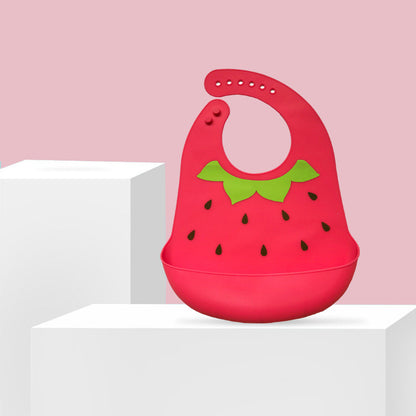 Baby Silicone Bib – Waterproof Bib with Food Pocket